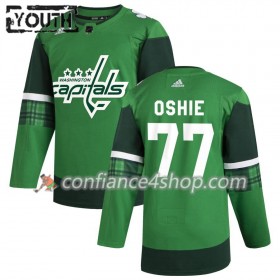 Adidas Maillot de Hockey Washington Capitals T.J. Oshie 77 2019-20 St. Patrick's Day Authentic - Enfant